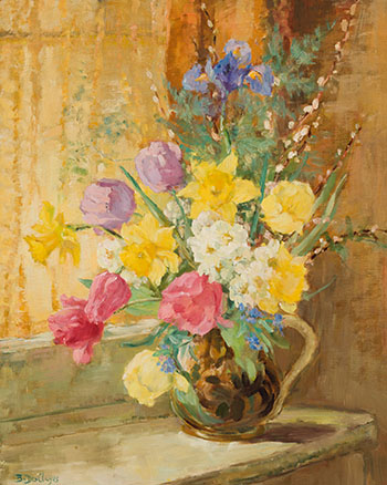 Still Life of Spring Flowers by Berthe Des Clayes