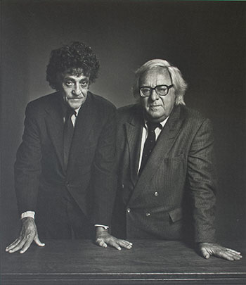 Ray Bradbury and Kurt Vonnegut, circa 1990 by Yousuf Karsh
