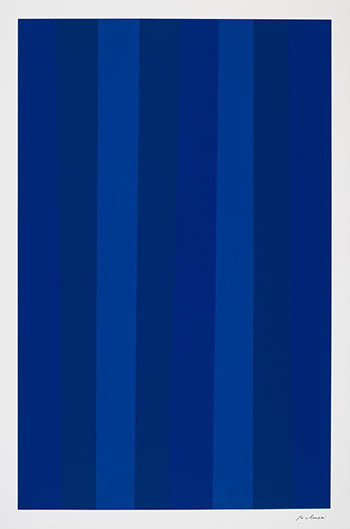 Sans titre (Quantificateur bleu) by Guido Molinari
