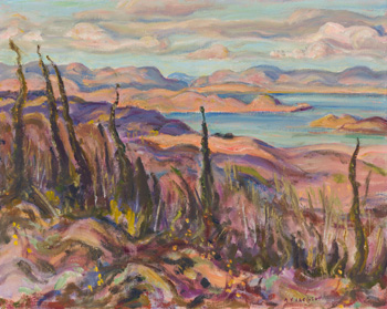 Lac Laberge, Whitehorse by Alexander Young (A.Y.) Jackson