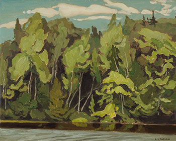 Lake on the Mountain, Baptiste, Ontario by Alfred Joseph (A.J.) Casson