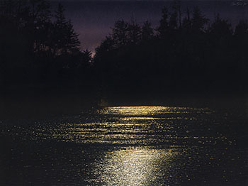Last Light, Smoke Creek (Algonquin Park) by Ronald (Ron) William Bolt