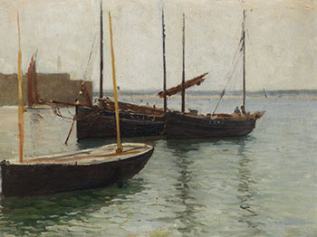 Fishing Boats at Anchor by Helen Galloway McNicoll