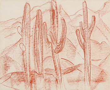 Cactus Plants par Bess Larkin Housser Harris