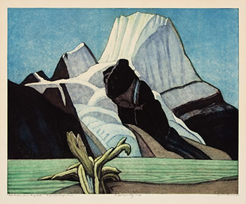 Mt. Robson from Berg Lake (after Lawren Harris) by Nicholas Hornyansky