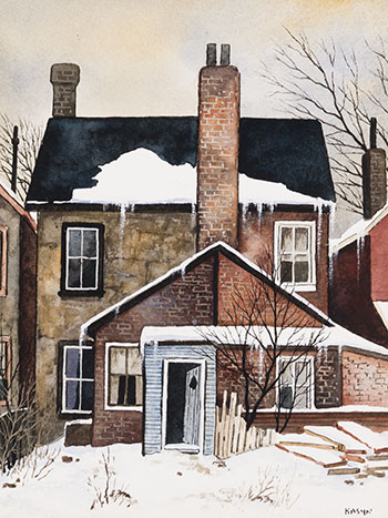 Old House on Symington Avenue by John Kasyn