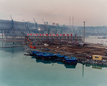 Three Gorges Dam Project, Dam #1, Yangtze River, China by Edward Burtynsky