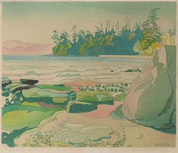 Near Second Beach by Edward John (E.J.) Hughes