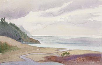 The Estuary - Oregon Coast by Doris Jean McCarthy