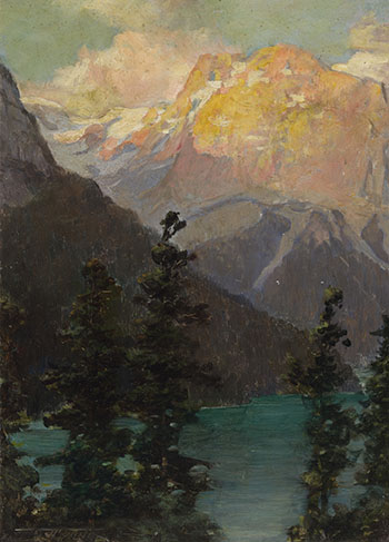 Sunset, Emerald Lake by Frederic Marlett Bell-Smith
