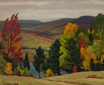 Autumn Hillside par Herbert Sidney Palmer