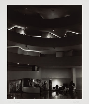 Guggenheim Museum, Installation in Progress, October 1, 2004 par Matthew Pillsbury