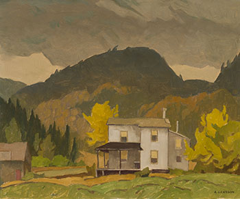 Farmhouse, Grenville, Quebec par Alfred Joseph (A.J.) Casson