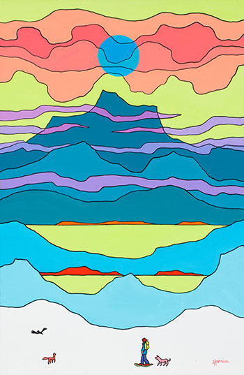 Mountain Clouds by Ted Harrison