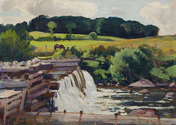 The Mill Dam, Christieville, PQ par Robert Wakeham Pilot