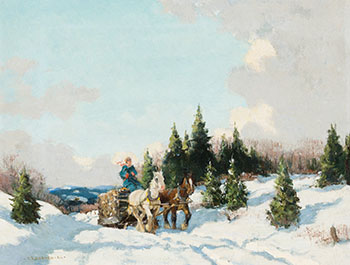 Sunny Winter's Day by Frederick Simpson Coburn