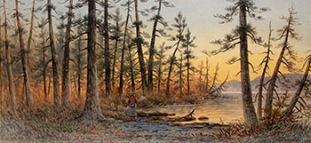 Evening on the Assiniboia by Frederick Arthur Verner