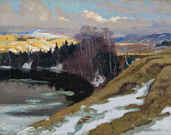 March Break-up: A Bend in the North River by Maurice Galbraith Cullen