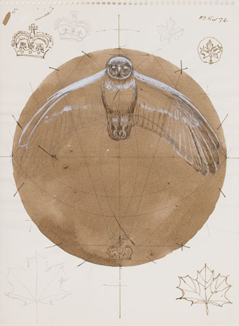 Study for Governor General's Medal (AC00616) by Alexander Colville