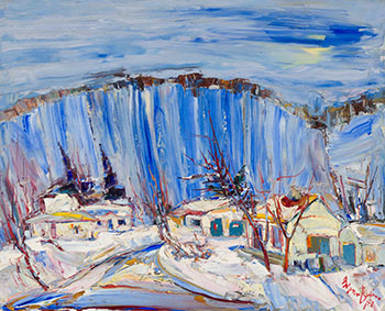 Winter Landscape, Laurentians par Samuel Borenstein
