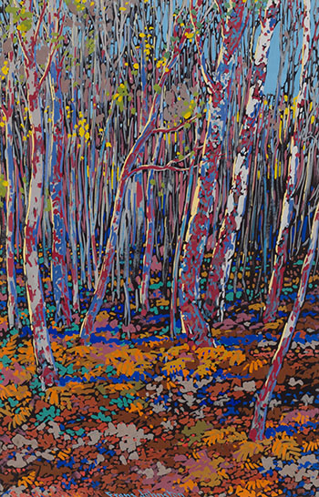 Autumn Colours by Frank Hans (Franz) Johnston