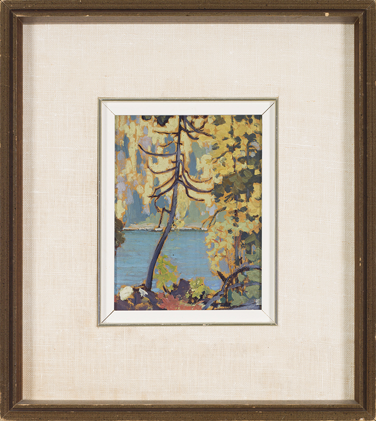 Autumn, Blue Lake, Algoma by Frank Hans (Franz) Johnston