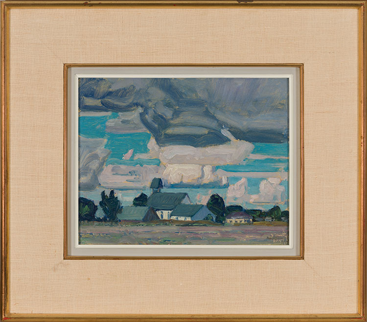 Cloudy Sky, Thornhill Church par James Edward Hervey (J.E.H.) MacDonald