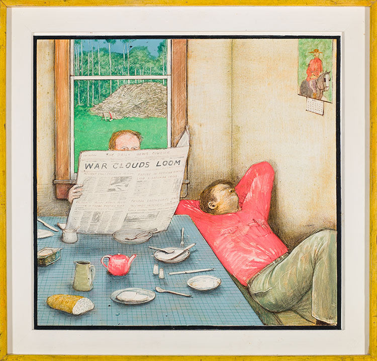 The Last Days, Series #4 by William Kurelek