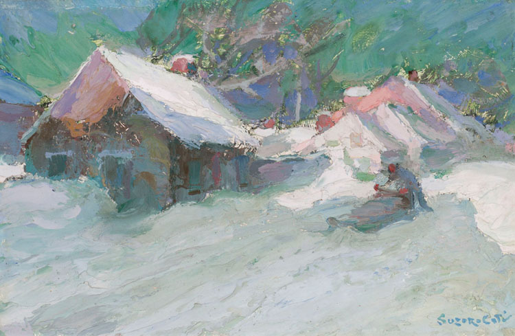 Street, Winter, Arthabaska by Marc-Aurèle de Foy Suzor-Coté