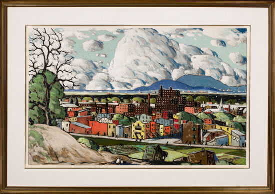 Paysage à Hochelaga by Marc-Aurèle Fortin