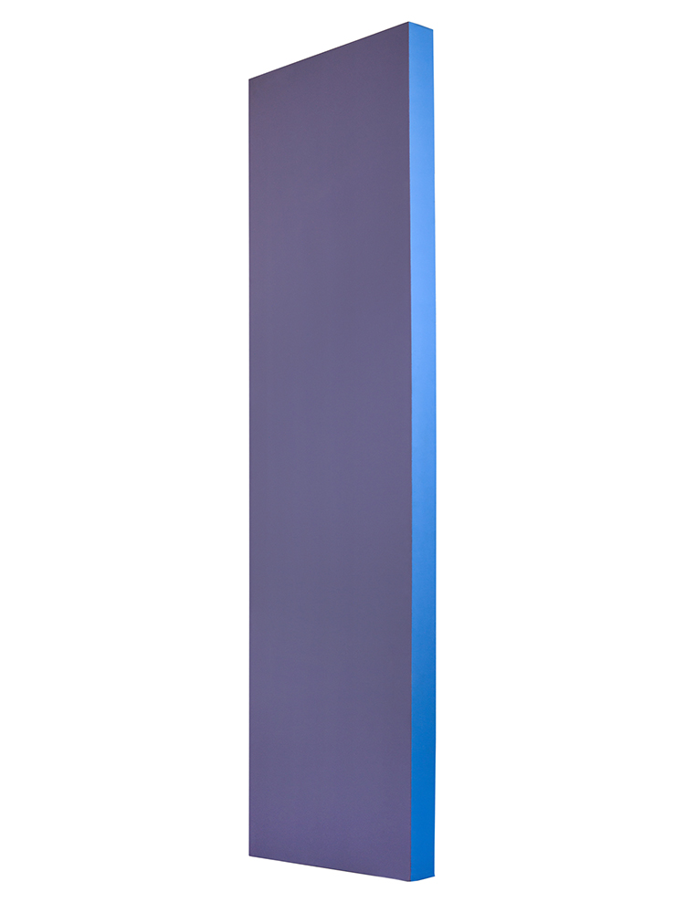 Polychrome en gris, violet et bleu by Claude Tousignant