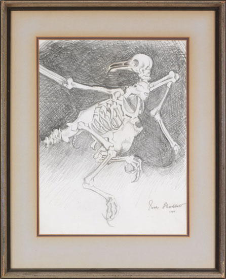 Bird Skeleton par Jack Leonard Shadbolt