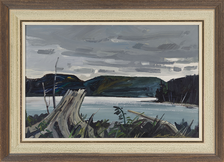 Cloudy Evening, Lac Simon - Laurentians by Lorne Holland Bouchard