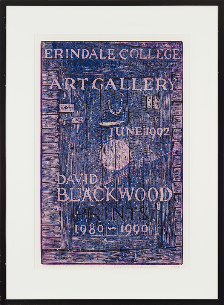 Poster for Erindale by David Lloyd Blackwood