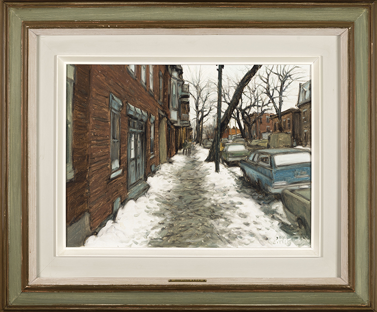 Rue Plessis, Lafontaine, Montreal by John Geoffrey Caruthers Little