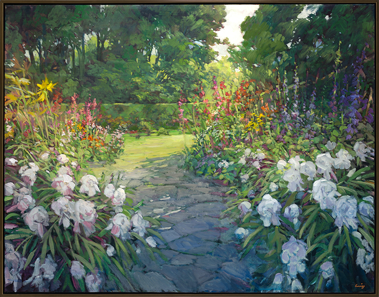 First Light in the Garden by Philip Craig