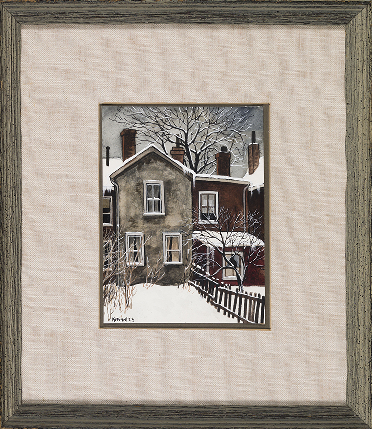Fresh Snow, Greenwood Place par John Kasyn