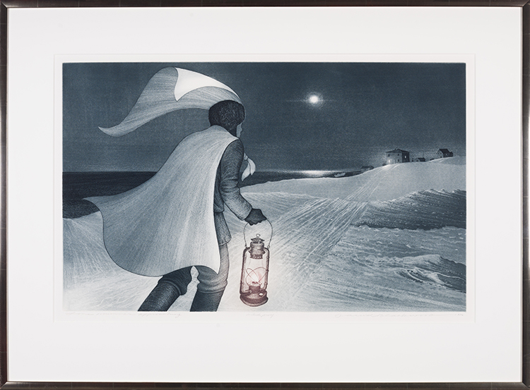 Lone Mummer Approaching by David Lloyd Blackwood