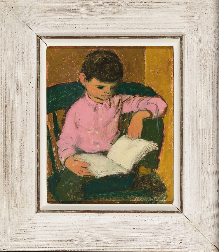 Boy Reading by William Arthur Winter