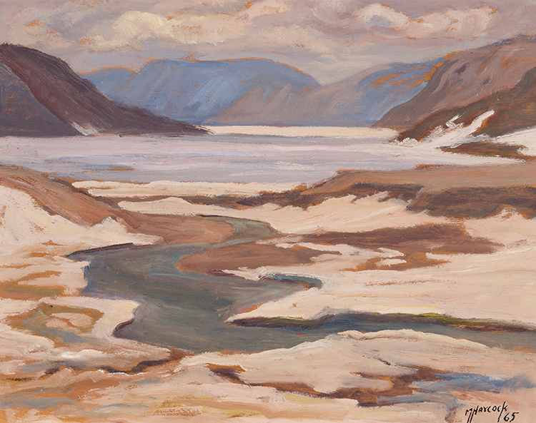 Looking toward Ketuktoo Bay - Milne Inlet, N.W.T. by Dr. Maurice Hall Haycock