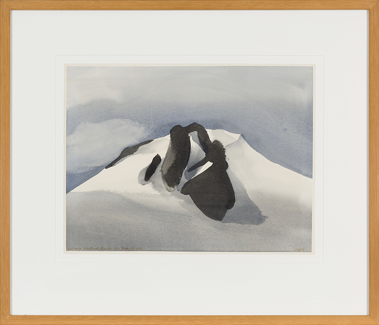 Outcrop, Sentinel Glacier, BC by Toni (Norman) Onley