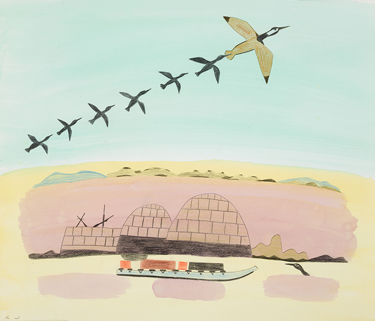 Flight of Geese par Pudlo Pudlat