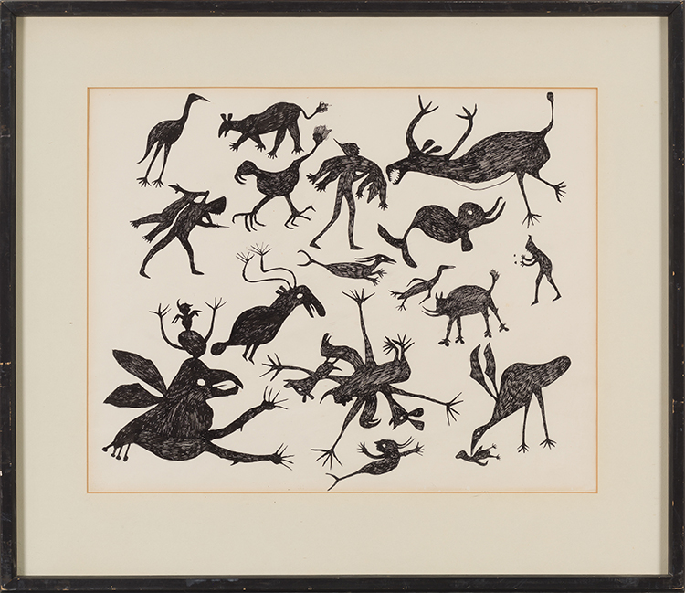 Untitled (Spirits) par Attributed to Kiakshuk