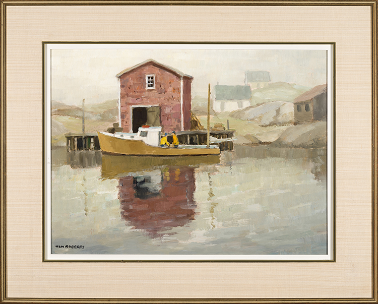 Atlantic Mist, Peggy's Cove par Tom (Thomas) Keith Roberts