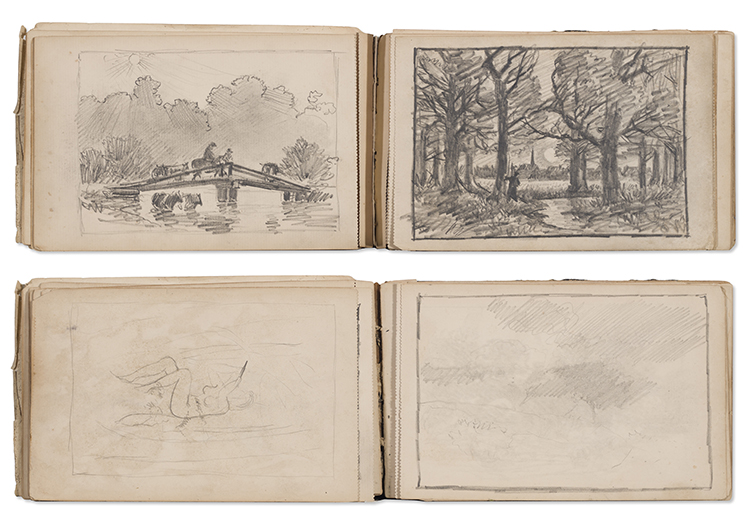 Collection of Landscape Sketches by Homer Ransford Watson