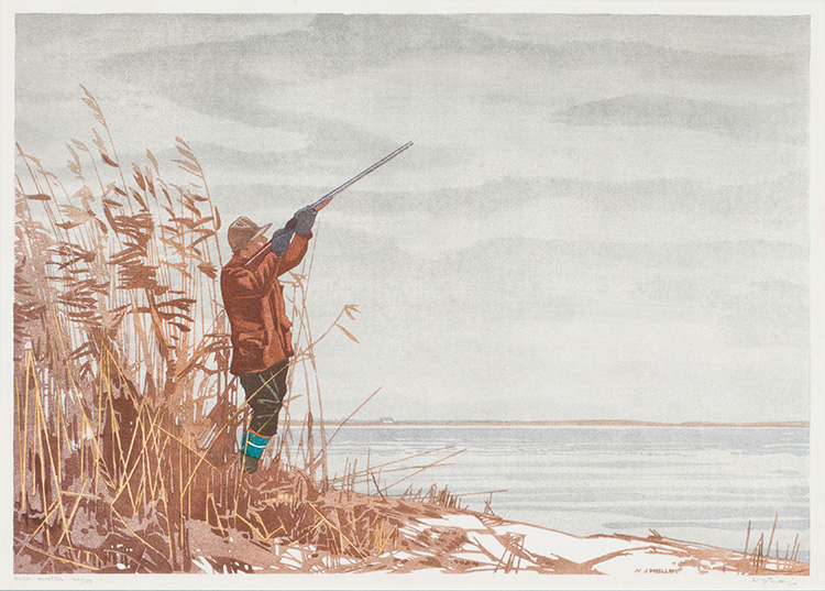 The Duck Hunter par Walter Joseph (W.J.) Phillips