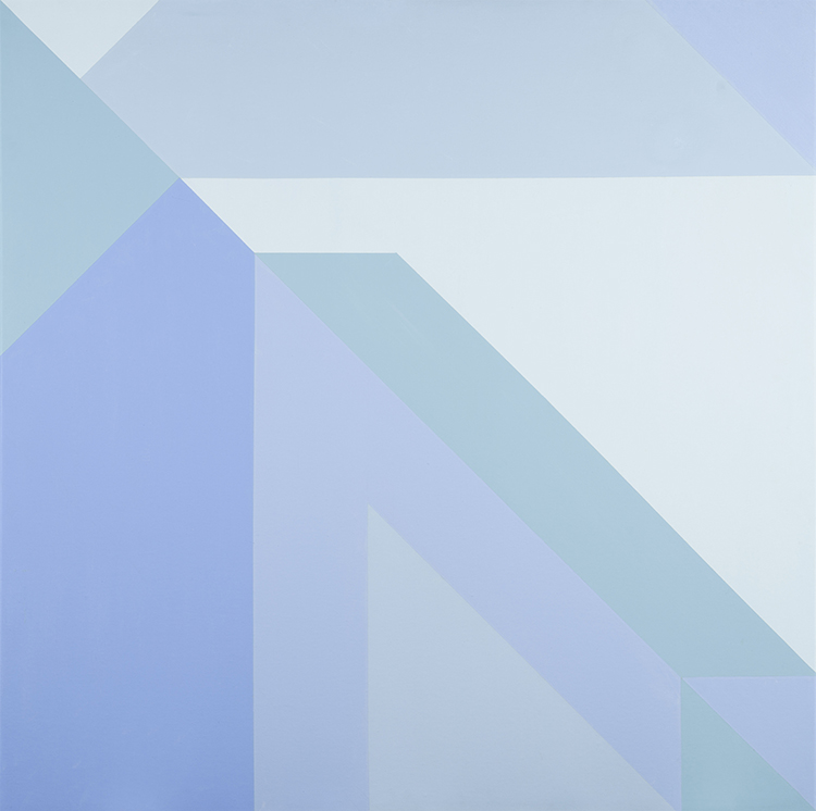 Untitled (Abstract Composition in Blues) by Robert Houle