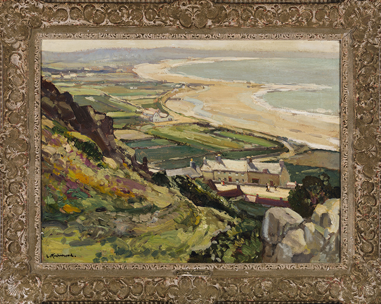 St. Ouen's Bay from L'Etacq, Jersey, C.I. by Leonard Richmond