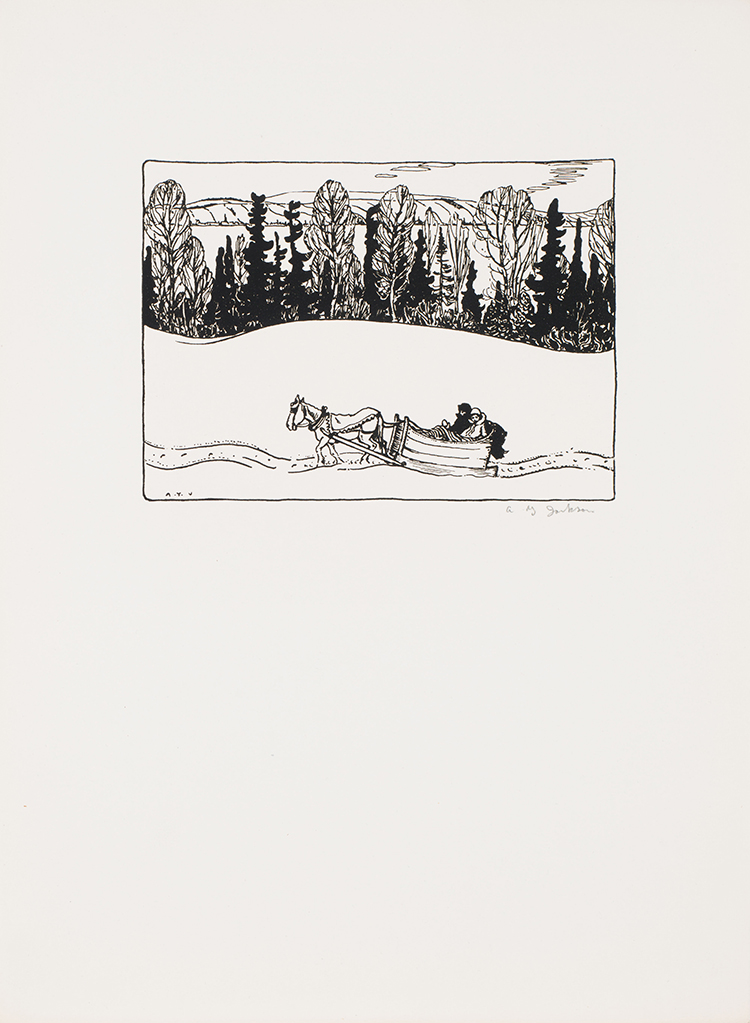 Canadian Drawings by Members of the Group of Seven: A Portfolio of Lithographs par  Group of Seven