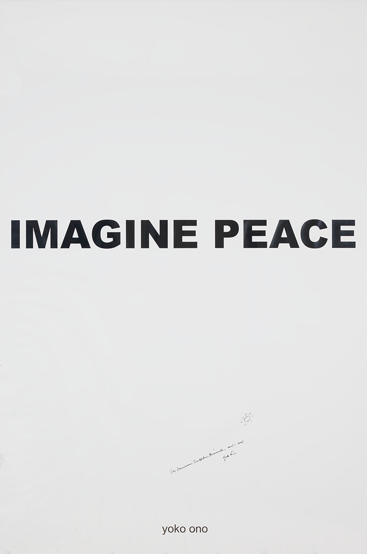 Imagine Peace par Yoko Ono